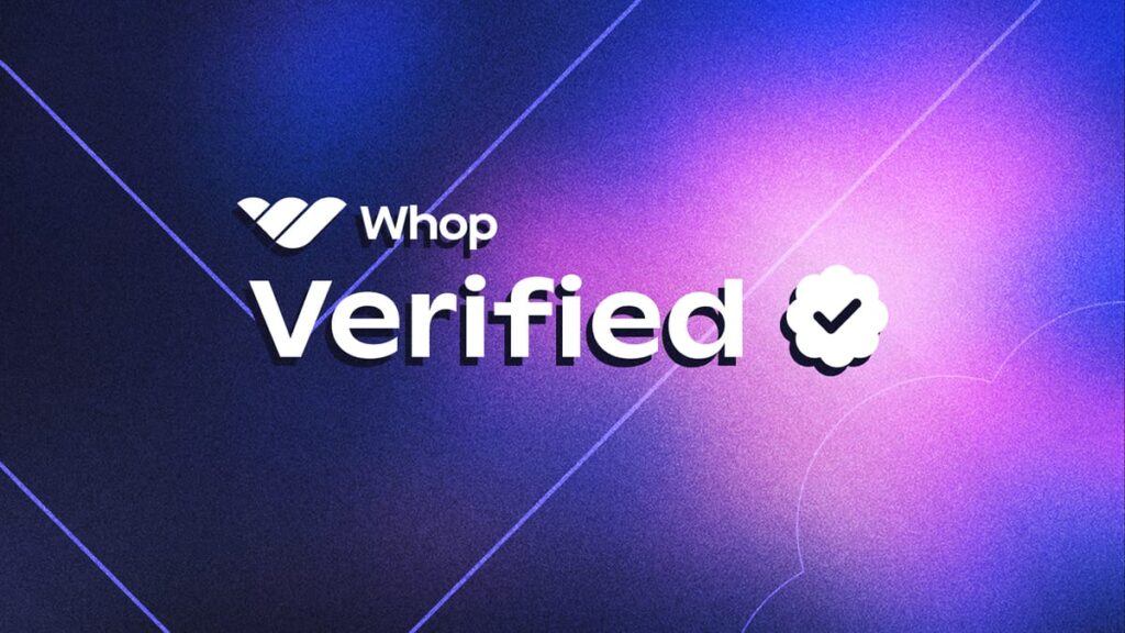 Whop Review - A visually striking and informative image that clearly communicates the steps to become Whop verified. The scene depicts a stylish office desk with a laptop, smartphone, and various professional accessories, all bathed in warm, inviting lighting. In the foreground, a hand holds a magnifying glass, examining a document labeled "Whop Verification Guidelines". The middle ground showcases a step-by-step infographic outlining the verification process, while the background features a subtle cityscape through a window, hinting at the platform's global reach. The overall mood is one of professionalism, clarity, and attention to detail, reflecting the importance of the Whop verification process.